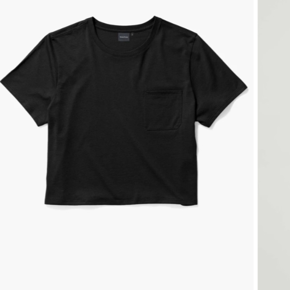 Richer poorer Pima cropped tee IN GREEN BNWOT